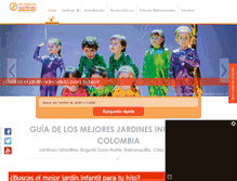 Tablet Screenshot of losmejoresjardines.com